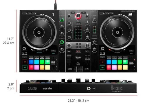 Hercules DJ Control Inpulse 500 2 Desk USB DJ Controller