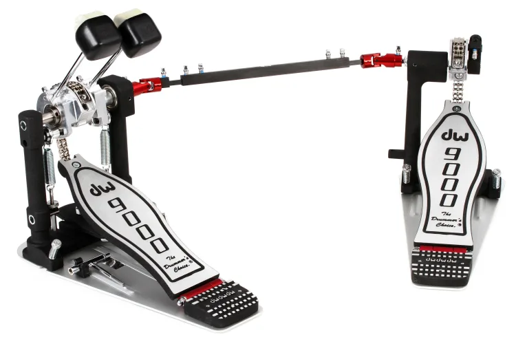 DW 9000 Series Lefty Double Bass Drum Pedal w/ Bag