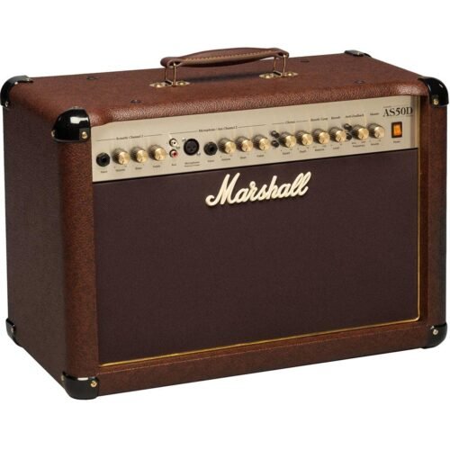 66bdac4e0b2470925f62f1d72050bb5414e200bcb634a702bff97.jpg Marshall Acoustic Soloist AS50D 50 Watt Acoustic Guitar Amplifier with 2 Channels, Digital Chorus and Reverb