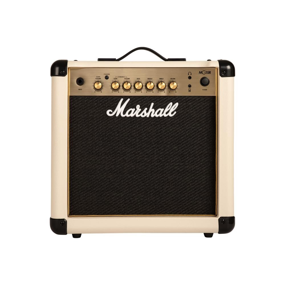 671cb68c1230edf69535ab900b34c47463eb6228942a2c7417375.jpg Marshall MG15RC Compact 15W Guitar Combo Amplifier with Reverb (Cream)