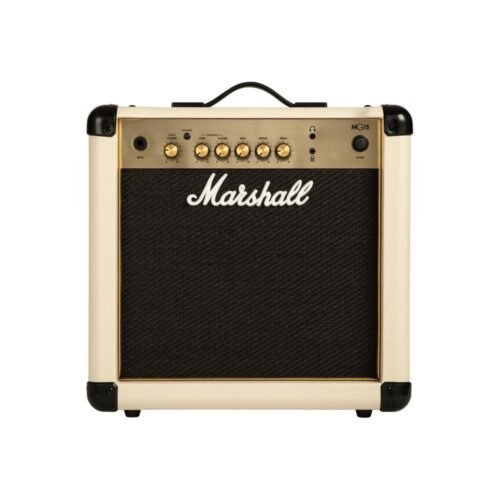 6720c1de1f3103cfa6ee651863c1b1e694e96be35c817e28facfd.jpg Marshall MG15GC 15-Watt Guitar Combo Amplifier Latest Version with 2 Channels - Cream