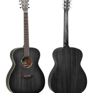 Tanglewood Blackbird Series Acoustic Guitar, 6 Strings, Orchestra Shape, Smokestack Black Satin Finish (TWBBO)
