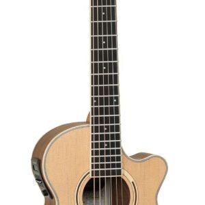 Tanglewood Discovery Exotic DBT TCE BW Electro-Acoustic Travel Guitar, with Bag, FISHMAN Pickup, Free Natural