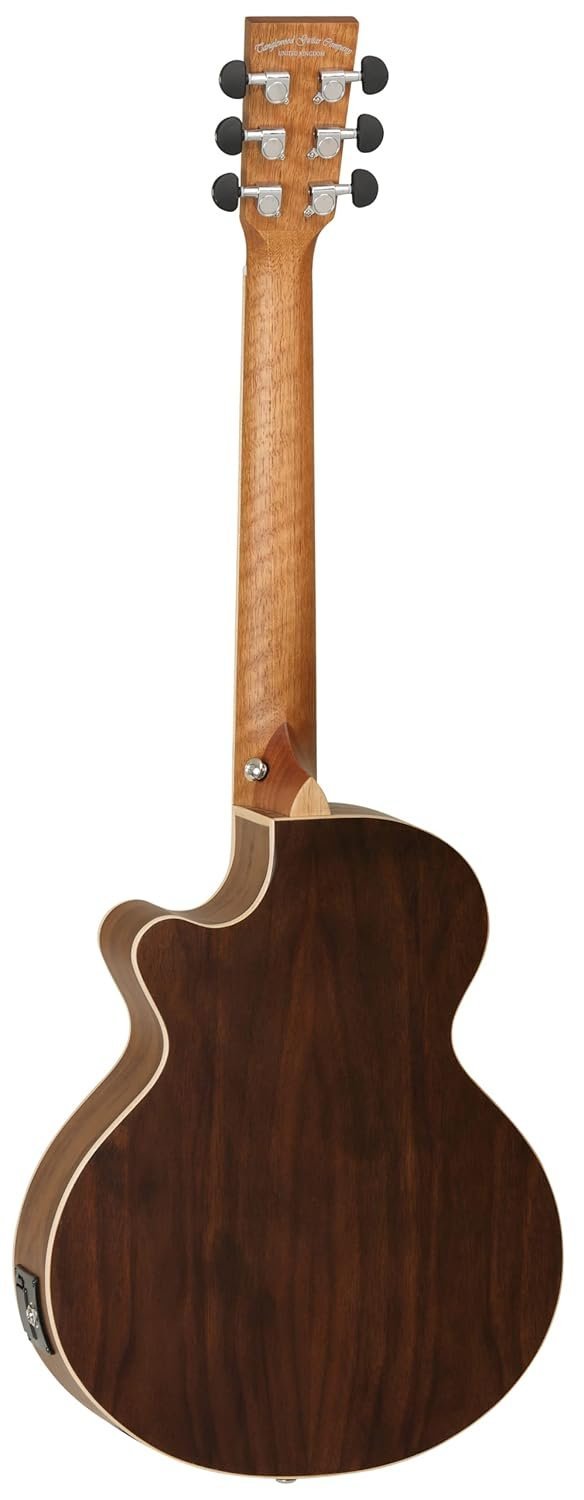 Tanglewood Discovery Exotic DBT TCE BW Electro-Acoustic Travel Guitar, with Bag, FISHMAN Pickup, Free Natural