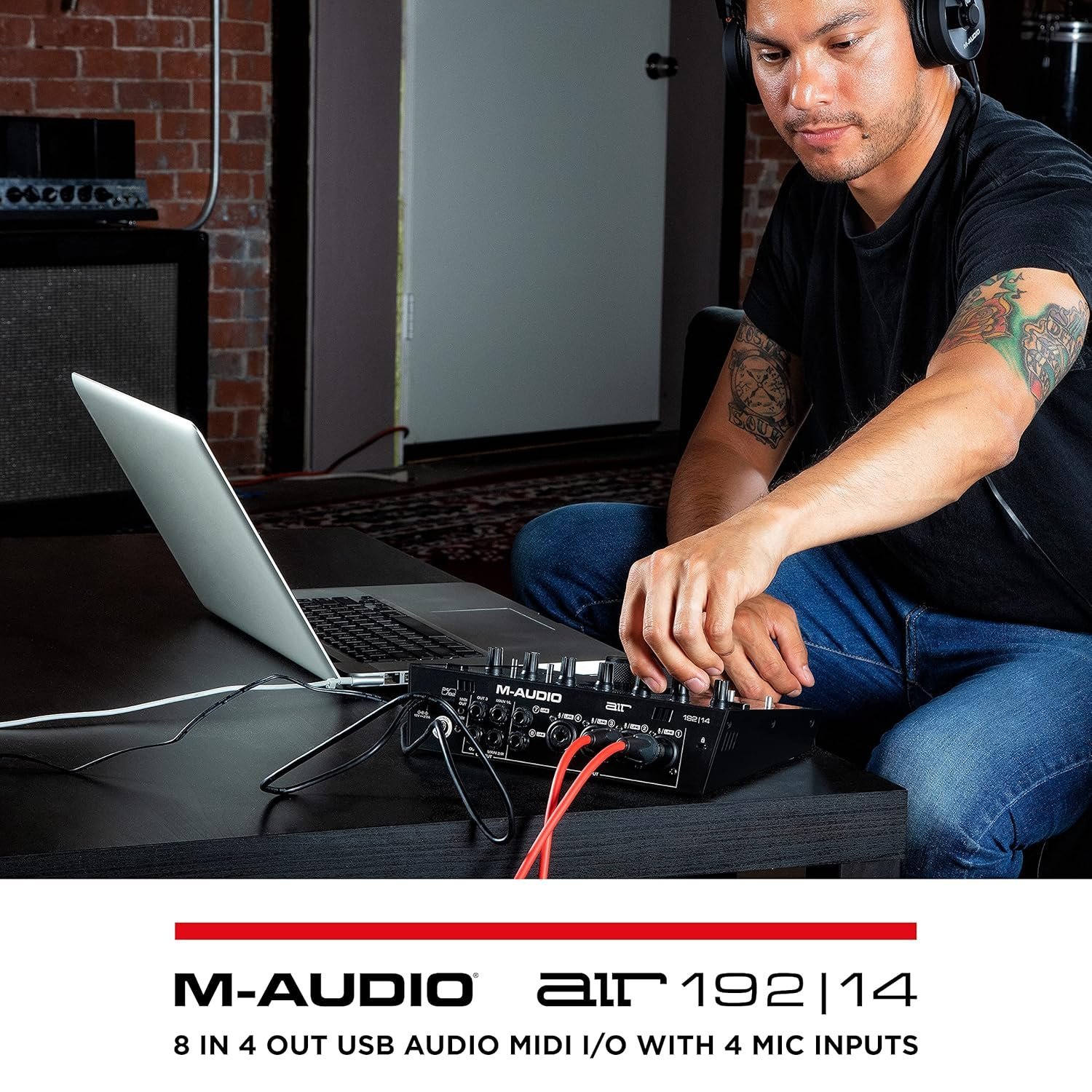 67dd322cc6d75cce654d7f855cc7dbca5d22834c6932cda18a8cf.jpg M-Audio Air 192|4 | 2-In 2-Out Usb Audio Interface