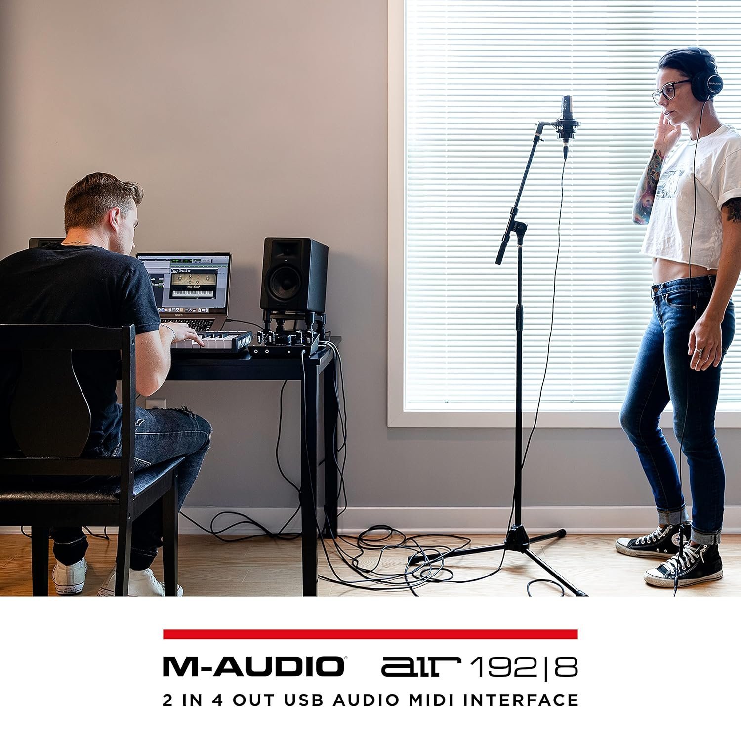 67dd32fd165d1f2527e165c2b5baa5586438cec1bbd92201f251b.jpg M-Audio Air 192|4 | 2-In 2-Out Usb Audio Interface