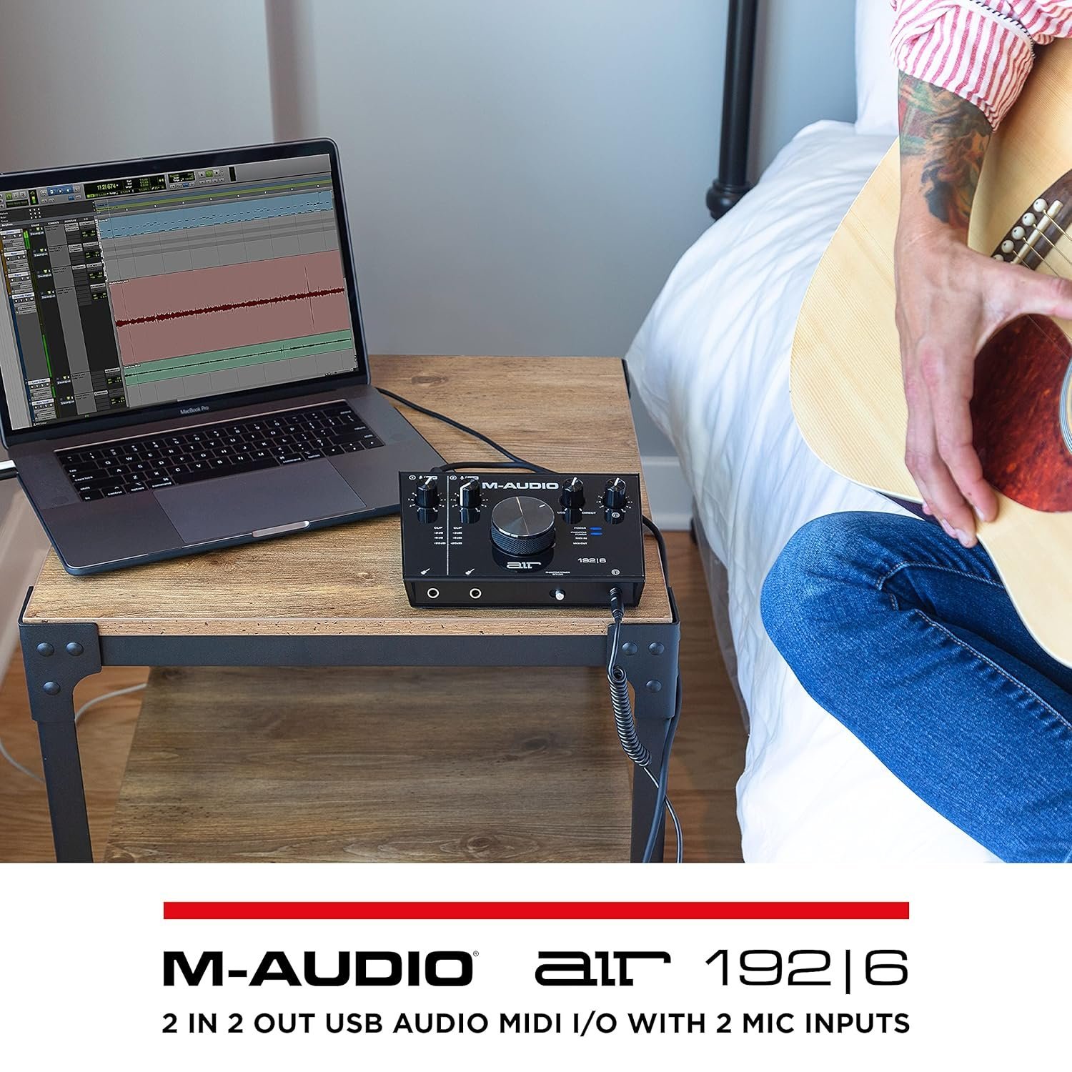 67dd332b9e65b487aaad0d23c60dde0dc062d7f76dc9fb455c8ff.jpg M-Audio Air 192|4 | 2-In 2-Out Usb Audio Interface