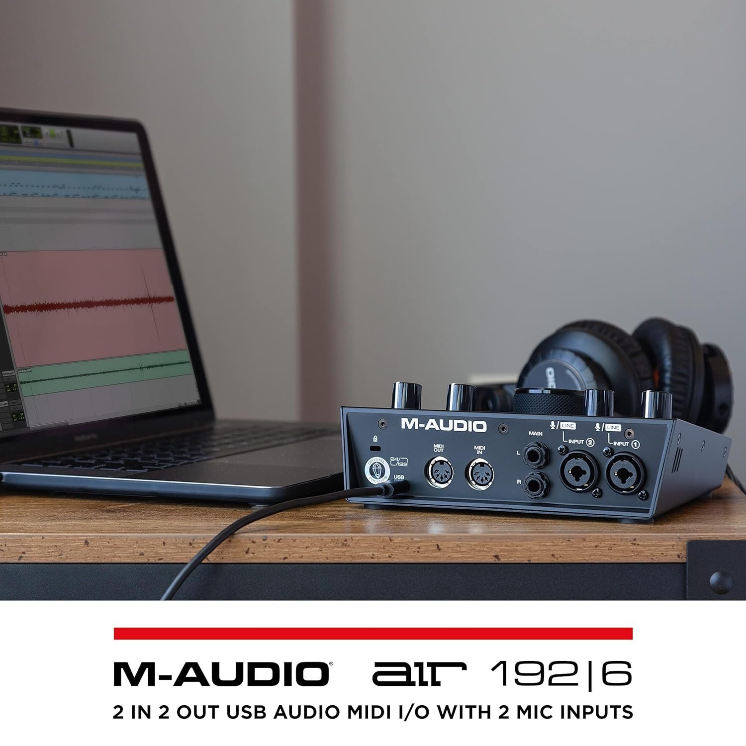 67dd333070b2243ece1bd3f34f985407731282ab72c134e435840.jpg M-Audio Air 192|4 | 2-In 2-Out Usb Audio Interface