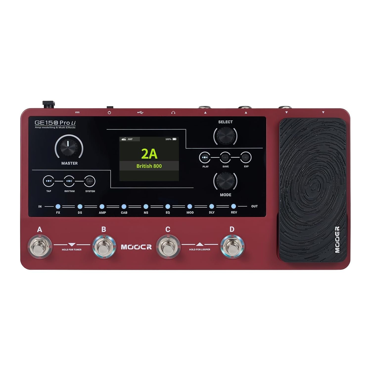 Mooer GE150 Pro Li Guitar Multi Effects Processor