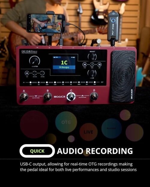 Mooer GE150 Pro Li Guitar Multi Effects Processor