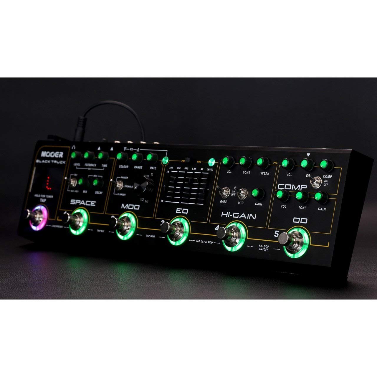67ecfd2198b99e519d89ff19b80922a0bf7bd251ea34efb5e46a4.jpg Mooer Black Truck Combined Effects Pedal