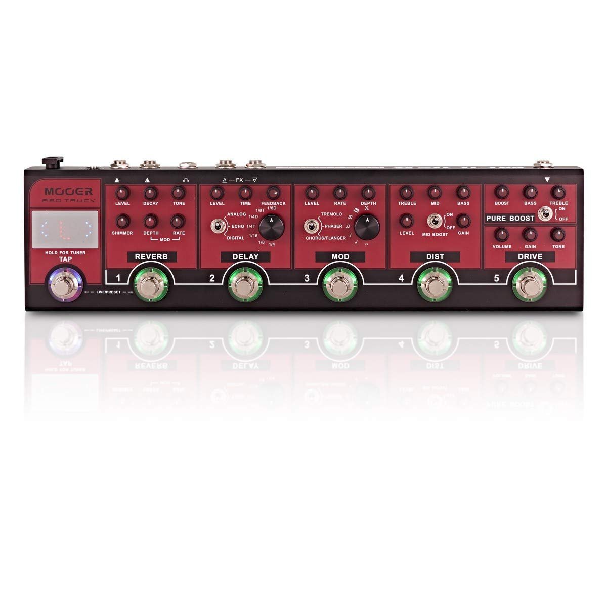 67ecfd93608600f92ace945407a0aa030af7b2ed44687359db66e.jpg Mooer Red Truck Combined Pedal