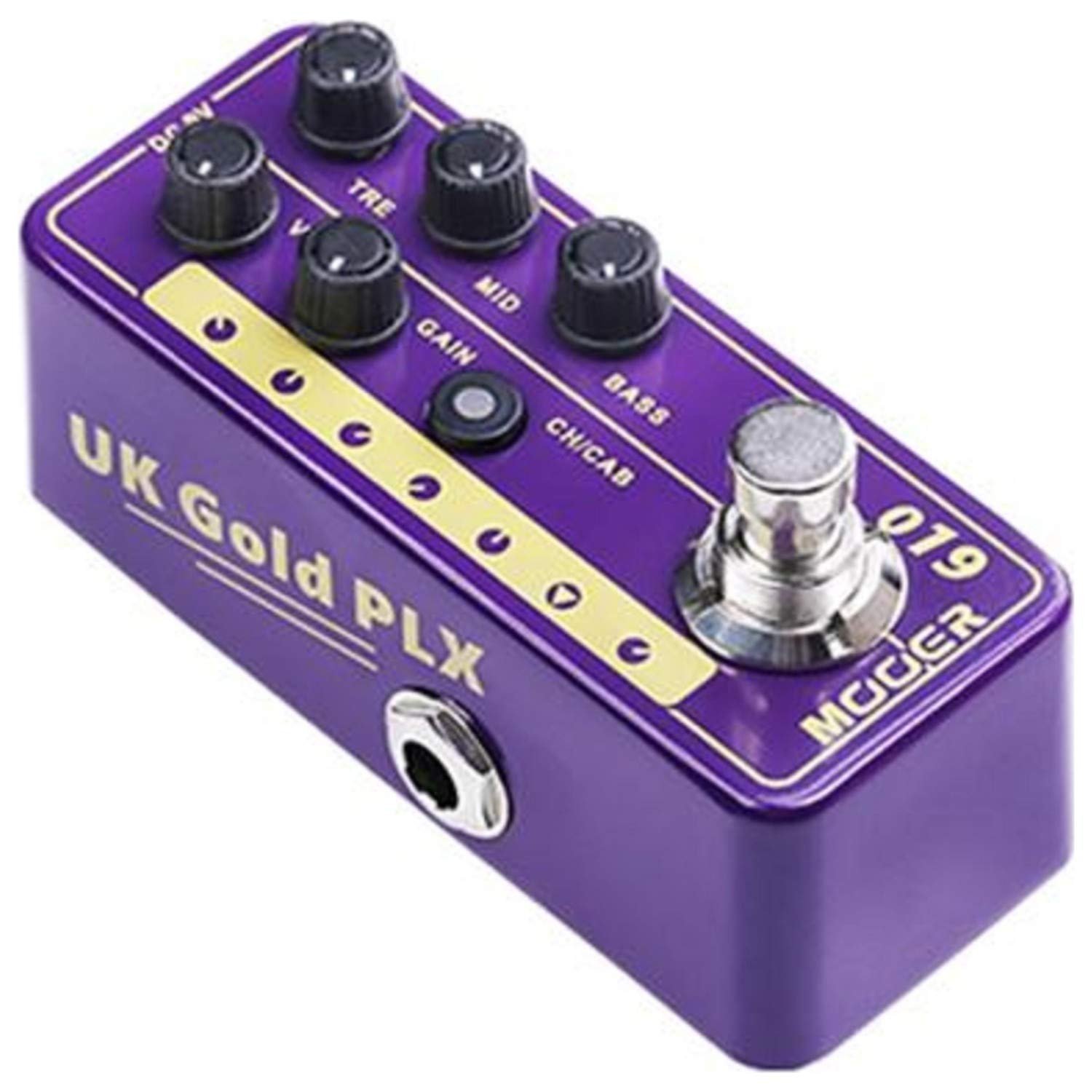 67ecfe285ab07533f9612c77a7234d57b286b9067f2cb78b349af.jpg MOOER Micro Preamp 19 UK Gold Plx (MMPA19)