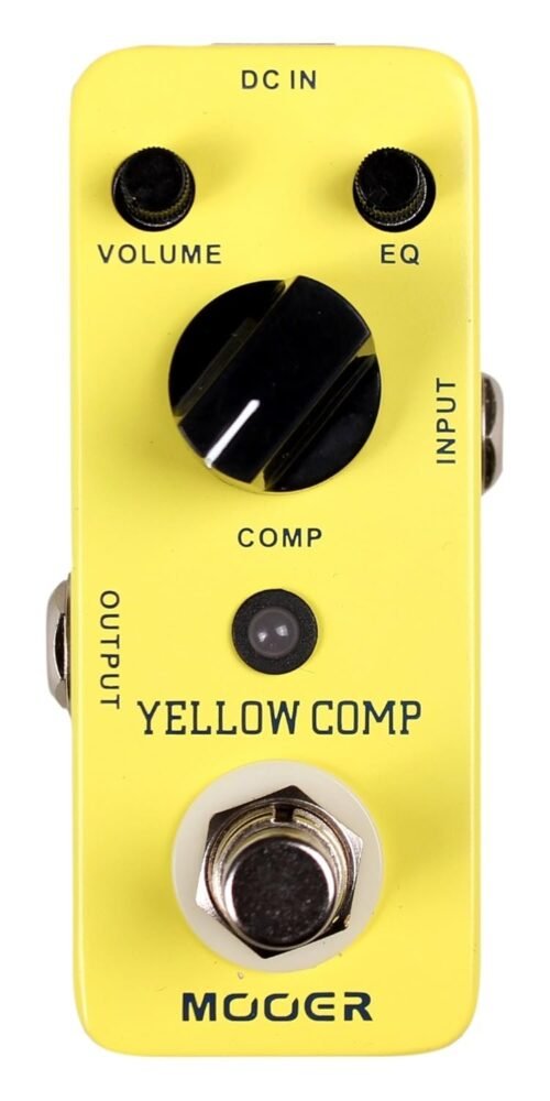 67ecfedfbb168c8f73863bb41673fec65842a87b6bbb3217f59a5.jpg Mooer MCS2 Yellow Compression Effects Pedal