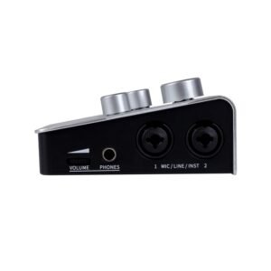 MOOER Steep Multi-platform Audio Interface for Professional Recording, MIDI in/out Stero Soud With 24bit/192 Khz Audio Ports, Support Professional App Software
