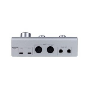 MOOER Steep Multi-platform Audio Interface for Professional Recording, MIDI in/out Stero Soud With 24bit/192 Khz Audio Ports, Support Professional App Software