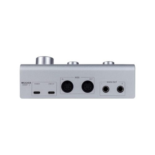 MOOER Steep Multi-platform Audio Interface for Professional Recording, MIDI in/out Stero Soud With 24bit/192 Khz Audio Ports, Support Professional App Software