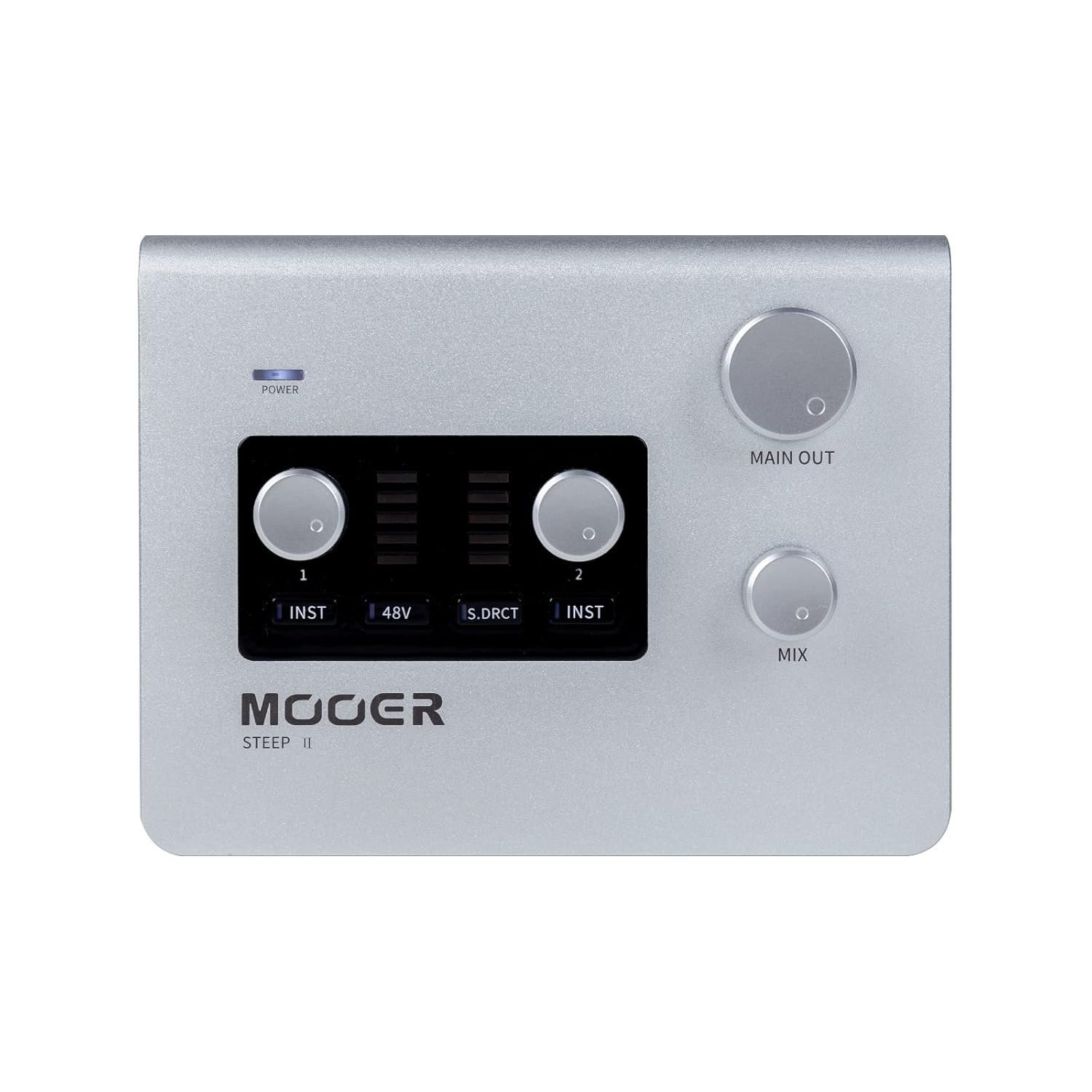 MOOER Steep Multi-platform Audio Interface for Professional Recording, MIDI in/out Stero Soud With 24bit/192 Khz Audio Ports, Support Professional App Software