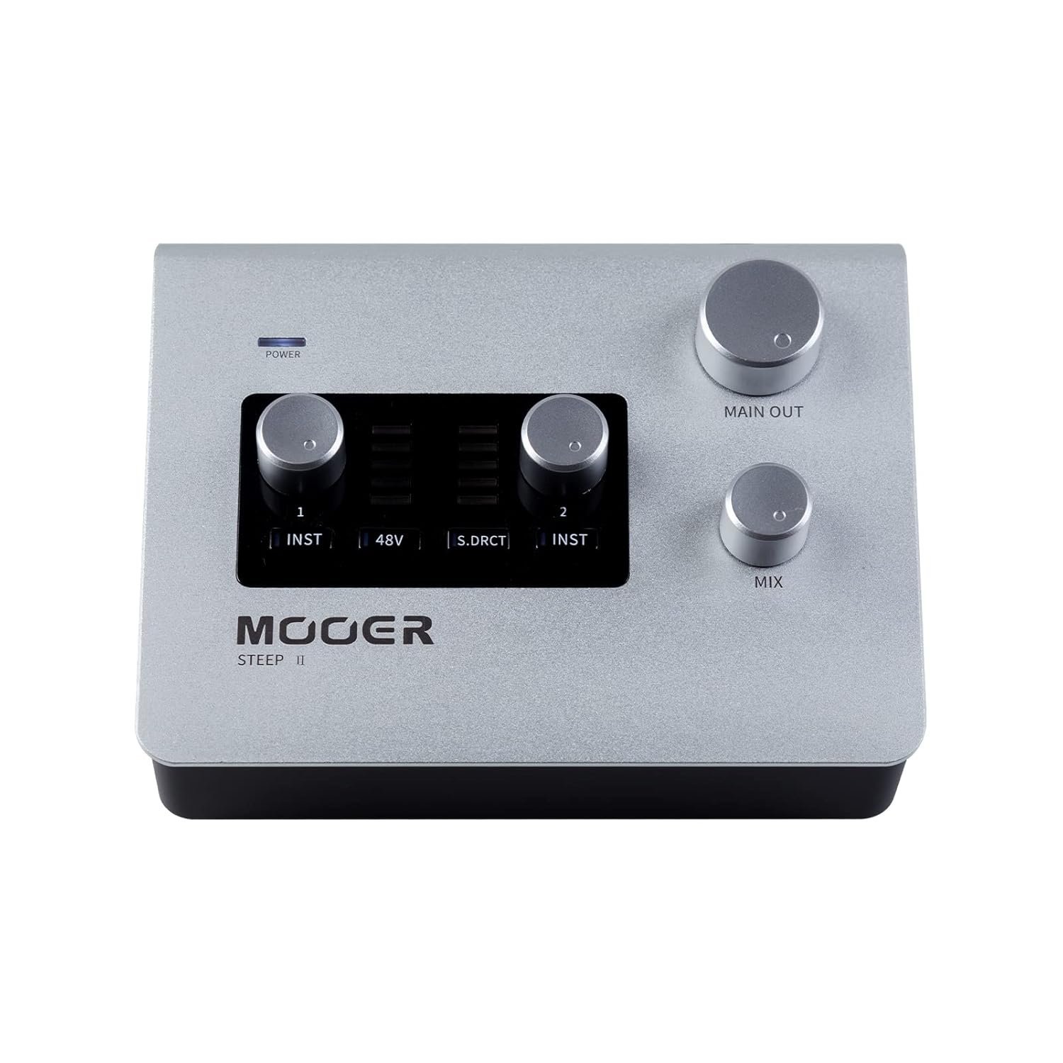 MOOER Steep Multi-platform Audio Interface for Professional Recording, MIDI in/out Stero Soud With 24bit/192 Khz Audio Ports, Support Professional App Software