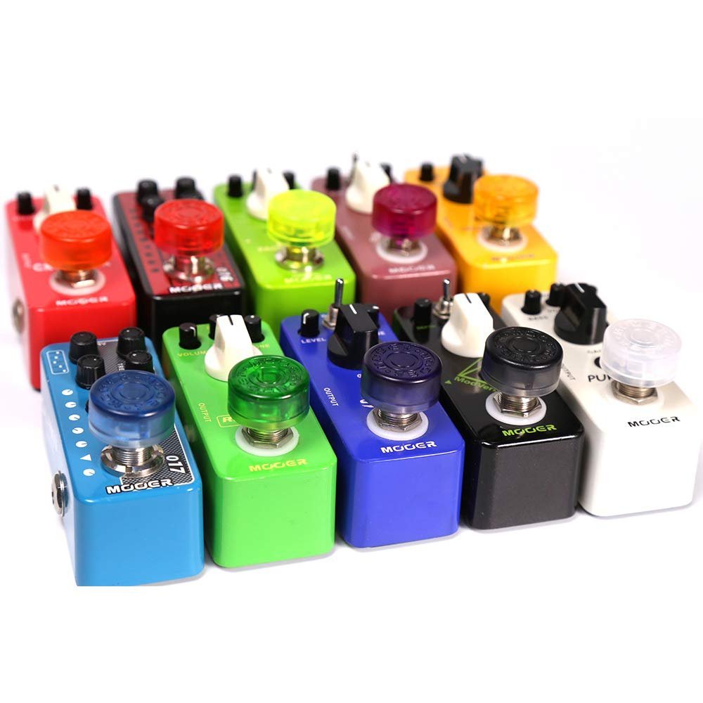 67ed014cb03bde232228bacb418bad9640c652c010d464654bfdc.jpg MOOER Black&White Guitar Effects Pedal Footswitch Toppers