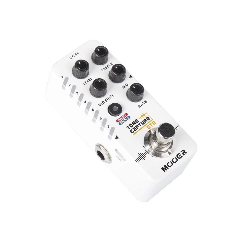 MOOER TONE CAPTURE, ngulo Recto 1/4 de pulgada Effects Pedal (M701)