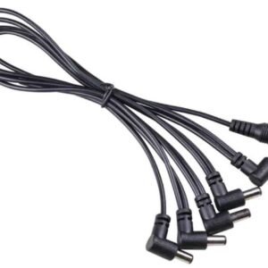Mooer Pdc5A Multi Dc Power Cable, 5 Right Angle Connector