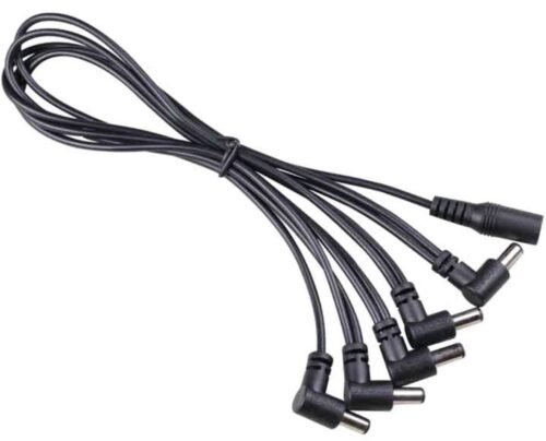 Mooer Pdc5A Multi Dc Power Cable, 5 Right Angle Connector