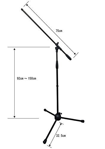 67ed04a9ddee2c5d535609a857192ae038e170754c71ba33c5506.jpg Proel RSM180 Microphone Stand, Black
