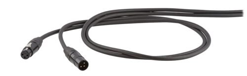 ProEl DHS240LU3 DH.BAL.CABLE.3P.XLR.M.6.3.ST.BK (3 Metres)