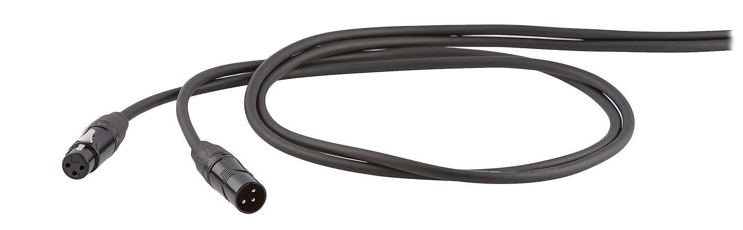 ProEl DHS240LU5 DH.BAL.CABLE.3P.XLR.M.6.3.ST.BK (5 Metres)
