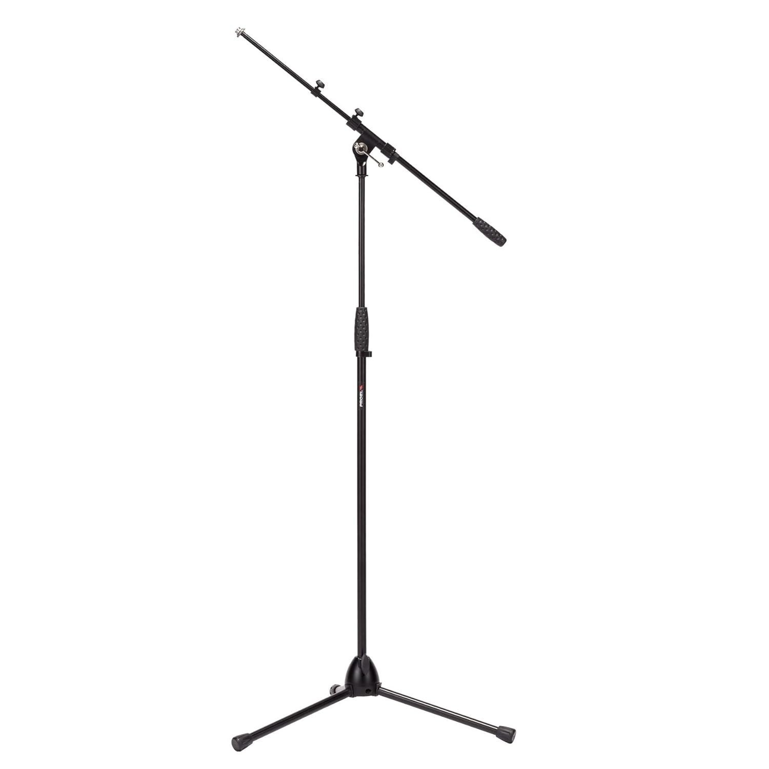 PROEL RSM198BK Telescopic Microphone Boom Stand,Black
