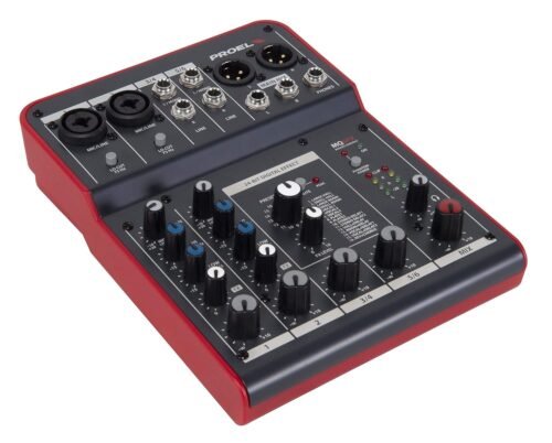 67ed088951b7edc0e52fc8787e294fcb7b9c7be2ad9879983f48f.jpg Proel MQ6FX Compact 6-channel Mixer with FX