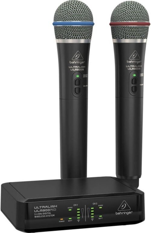 67ed1b48326c3734d3577bfa7104d8247850f355d7c3f8850f08b.jpg Behringer ULM302MIC Wireless Dual Handheld Microphone System