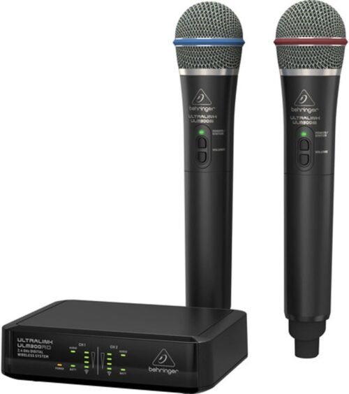 67ed1b4a7e34a1c594c5d95f82bf7288874c3b390aab176b9c3f3.jpg Behringer ULM302MIC Wireless Dual Handheld Microphone System