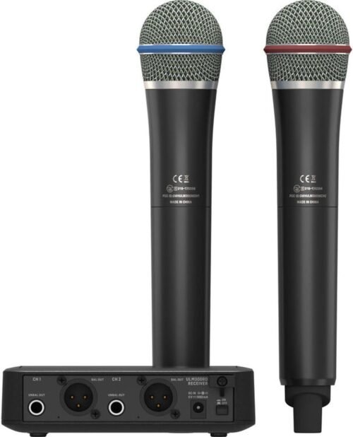 67ed1b4bd604dd737413a7d0abd888f2c9f3f9a06ca81c748b07a.jpg Behringer ULM302MIC Wireless Dual Handheld Microphone System