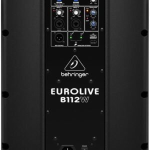 Behringer Eurolive B112W Active 1000-Watt 12" Powered PA System with Bluetooth Wireless Technology, 50Hz-20kHz Frequency Response, -36 to 0 dBu Sensitivity