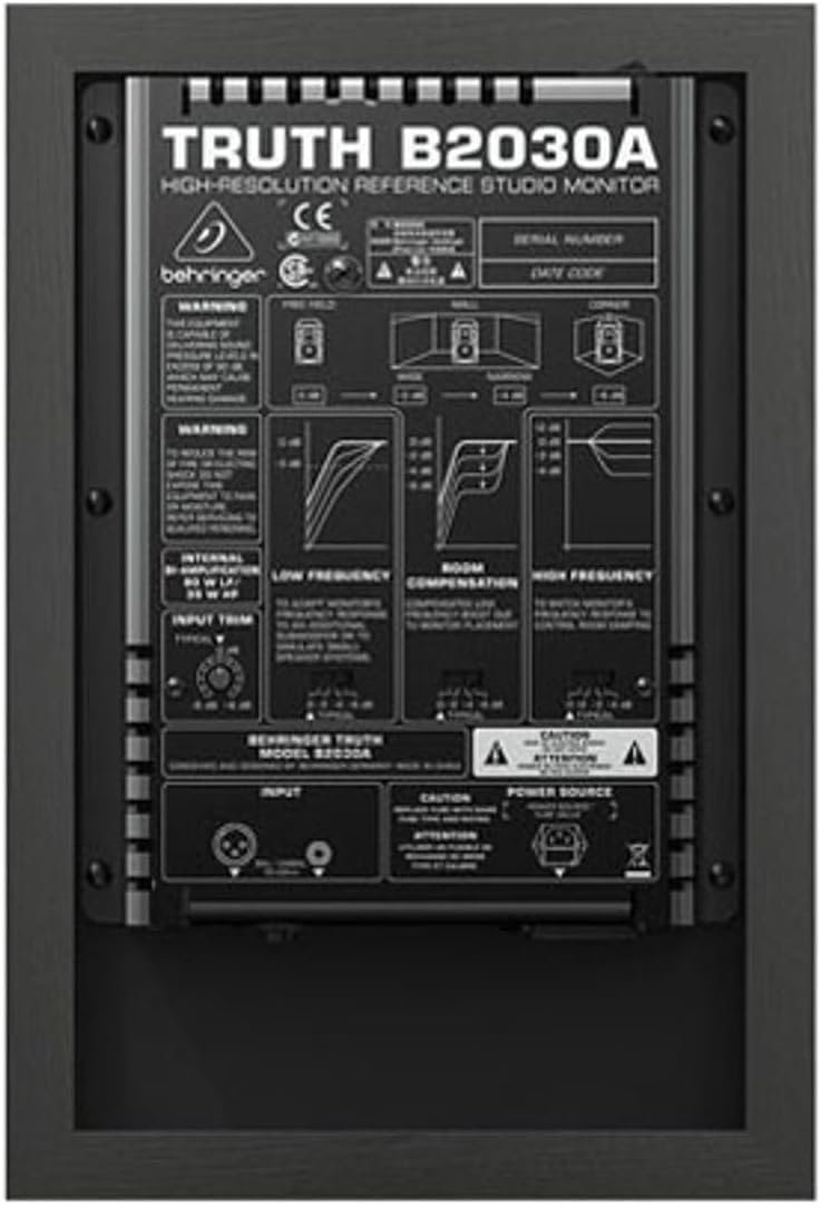 67ed1f04bbc5f73ce9584d1467e0922098c9ade158e8019cf670f.jpg Behringer Truth B2030A 6.75 inch Powered Studio Monitor