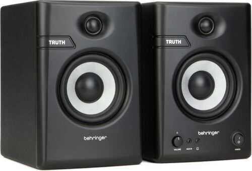 67ed2738440734b58d7cd65112205dc5618d5d27db3606efc01f4.jpg Behringer Truth 4.5-inch Powered Studio Monitor Pair