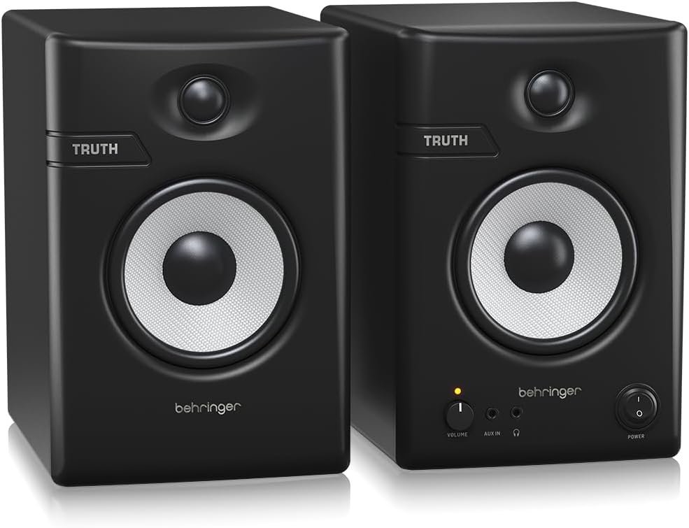 67ed2739c1f4bcb6f0ac5189845e6ea8b31a9499888a6d268565c.jpg Behringer Truth 4.5-inch Powered Studio Monitor Pair