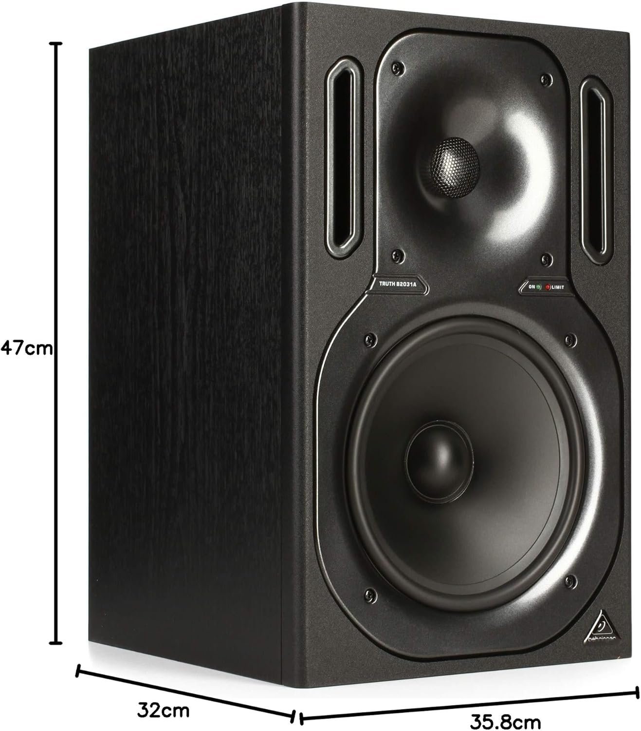 67ed2787a8e07a18c4343e0bcd94fb55bd297129a598870cf4eb2.jpg Behringer Truth B2031A 8.75 inch Powered Studio Monitor