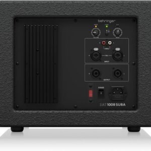 67ed2b7c5117f9677373cd588e02667c4a3dcd1bc42f3aac96677.jpg Behringer SAT 1008 SUBA 600W Active 8" PA Subwoofer with Built-In Stereo Crossover
