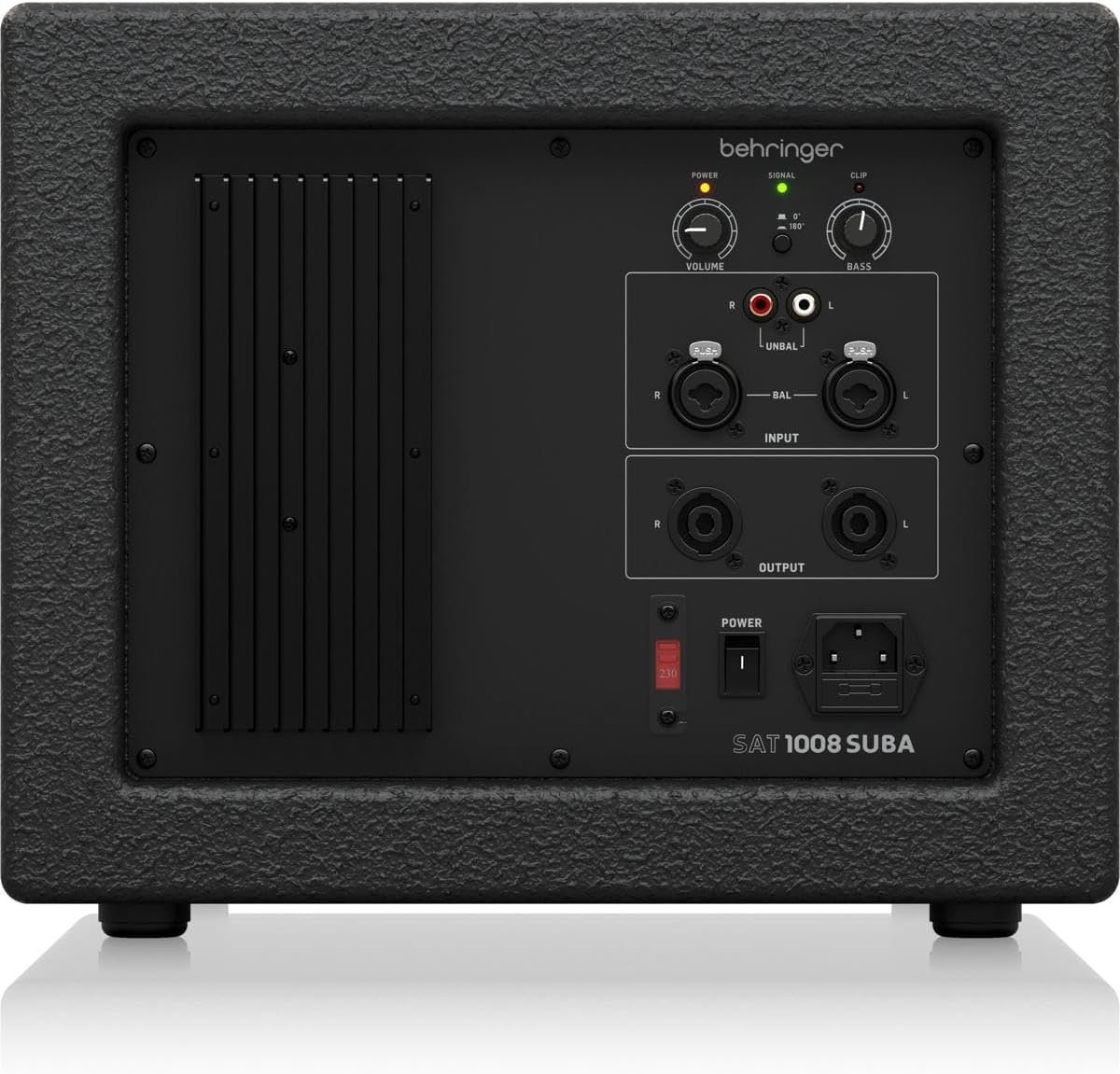 67ed2b7c5117f9677373cd588e02667c4a3dcd1bc42f3aac96677.jpg Behringer SAT 1008 SUBA 600W Active 8" PA Subwoofer with Built-In Stereo Crossover