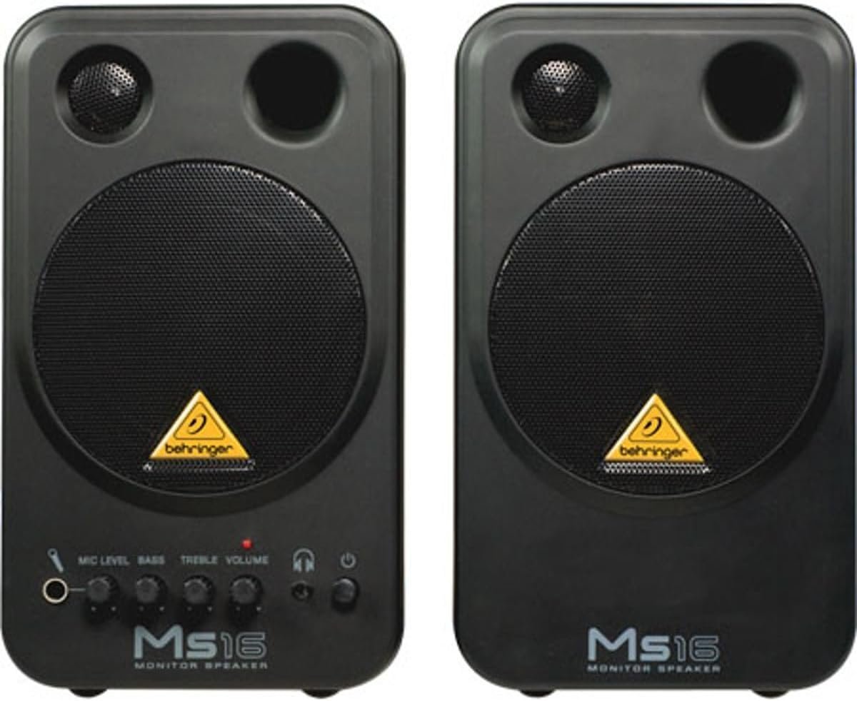 67ed2bba2cec6e4f1641c68bc9fa8a4d67f76d1cbf92f09977f6c.jpg Behringer MS16 16-Watt Powered Monitor System