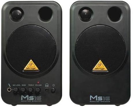 67ed2bbc15659d4a94197c0a249059280e8bf7871df6715f403db.jpg Behringer MS16 16-Watt Powered Monitor System