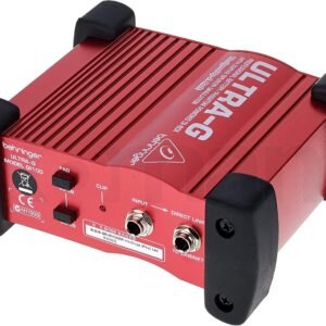 67ed2bee00f96f0518b1d8de8886cf50b7f56415276fd8cfead82.jpg Behringer Ultra-G GI100 Professional Battery/Phantom Powered DI-Box with Guitar Speaker Emulation, 10Hz-160kHz Frequency Response