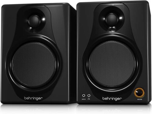 67ed2d1c344eba91f12f233ab840697b810e5d0e2d62fa3decc52.jpg Behringer MEDIA 40USB High-Resolution,150 Watt Bi-Amped Digital Monitor Speakers with USB Input