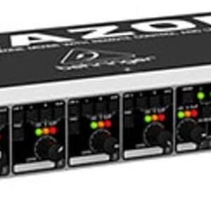 Behringer Ultrazone ZMX8210 Professional 8-Channel 3-Bus Mic/Line Zone Mixer with Remote Control and Link Ports