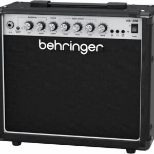 Behringer HA-20R 20 Watt Guitar Amplifier with 2 Independent Channels, VTC Tube Modeling, Reverb and Original Bugera 8" Speaker