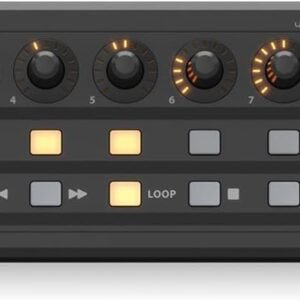 Behringer X-Touch Mini Universal USB Controller, Mackie Control Mode, 60mm Master Fader