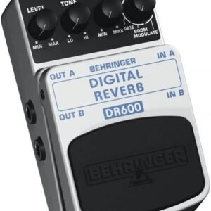 67ed33398d564f1d7a0e7fb43a6e740608b4102d09b072933bf48.jpg Behringer DR600 DIGITAL REVERB Digital Stereo Reverb Effects Pedal